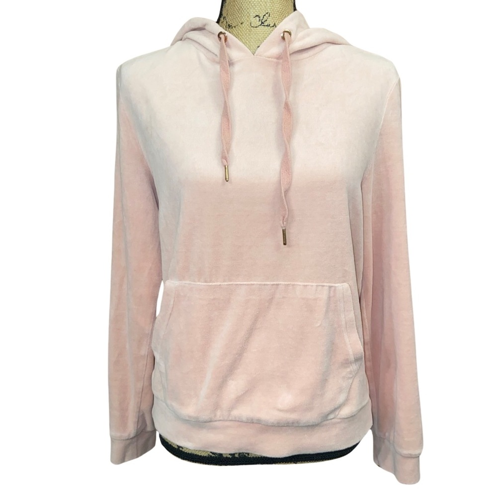 Love Tree Pink Velour Hoodie Size M